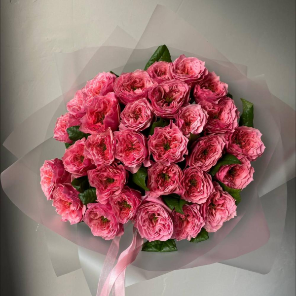 Букет из пионовидных роз Риджентс Парк -  29 роз 