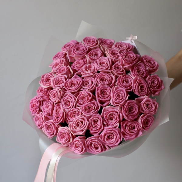 Букет из роз Аква - 39 роз